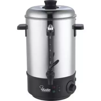 Электрокипятильник VIATTO VA-WB08, 1800 Вт, 8 л, металл, 220 V, серебристо-чёрный