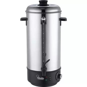 Электрокипятильник VIATTO VA-WB10, 10 л, 1800 Вт, нержавеющая сталь + пластик, серебряный