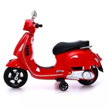 Электромотоцикл «Скутер», цвет красный