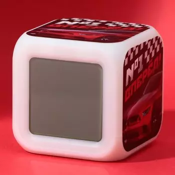 Часы будильник электронные «№1», мод. 22, 7.87.8 см