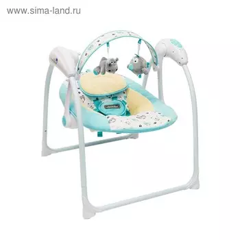 Электронные качели Amarobaby Swinging Baby, цвет TURQUOISE