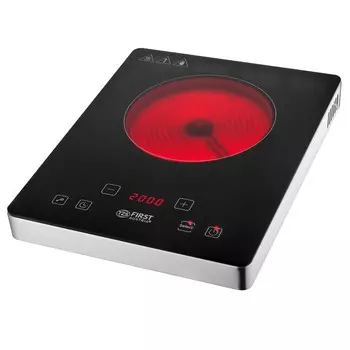 Электроплитка инфракрасная FIRST 5096-8, 2000 Вт, d=175 мм