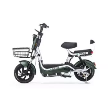 Электроскутер E-NOT LUX 4820, серо-зеленый