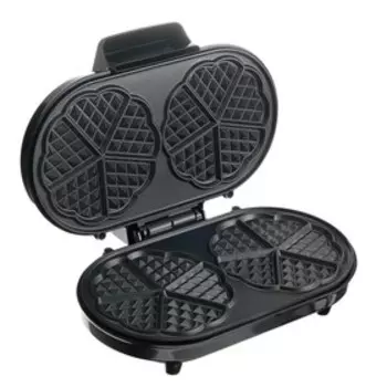 Электровафельница FIRST FA-5305-2, 1000 Вт, венские вафли, антипригарное покрытие,серебрист.4