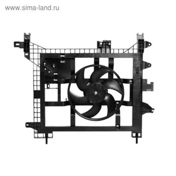 Электровентилятор охлаждения c кожухом Duster (10-) Renault 8200880554, LUZAR LFK 0950