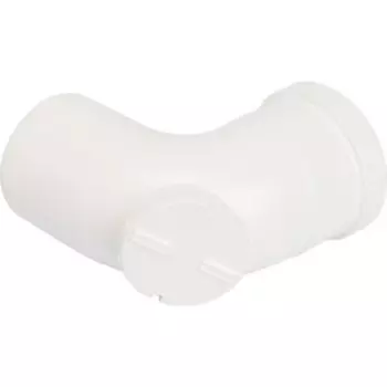 Элемент дымохода конденсационный STOUT SCA-8080-010090, угол 87° с инспекцией, DN80