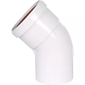 Элемент дымохода ROMMER RCA-0080-000045, отвод, d=80 мм, 45°, M/F