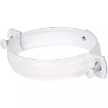 Элемент дымохода ROMMER RCA-0080-020111, крепление к стене, d=80 мм, металл, белое