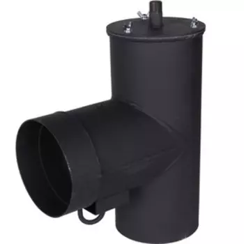 Элемент дымохода ROMMER RSB-1110-041395, патрубок, вертикальный, D=150 мм, L=304 мм, H=396