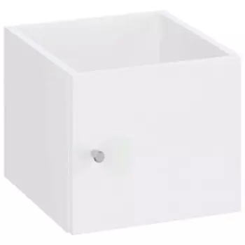 Элемент встраиваемый с 1 дверью для стеллажа Polini Home Smart, цвет белый