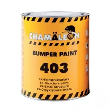 Эмаль CHAMAELEON, для бампера, черная, 1 л