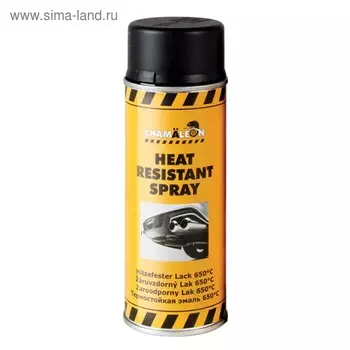 Эмаль CHAMAELEON, термостойкая, черная, 400 мл