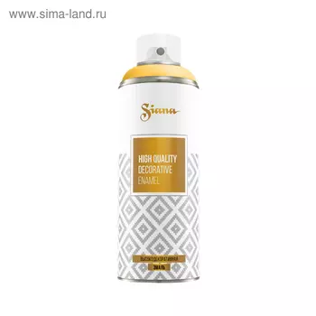 Эмаль для декора Siana HQ Изумрудный зеленый, металлик, 0,52 л