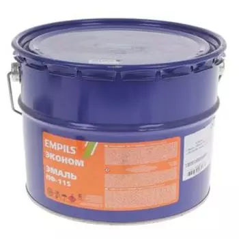 Эмаль EMPILS «Эконом. ПФ – 115», цвет синий, 10 кг