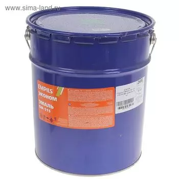 Эмаль EMPILS «Эконом. ПФ – 115», цвет зелёный, 20 кг