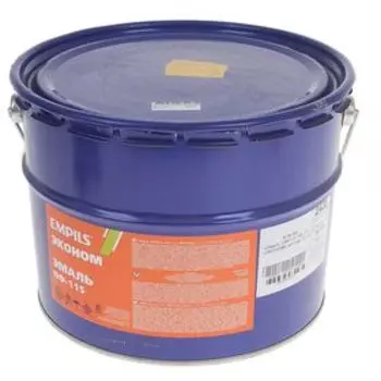 Эмаль EMPILS «Эконом. ПФ – 115», цвет жёлтый, 10 кг