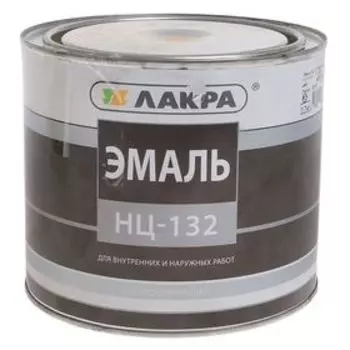 Эмаль быстросохнущая «Лакра. НЦ – 132», цвет жёлтый, 1.7 кг
