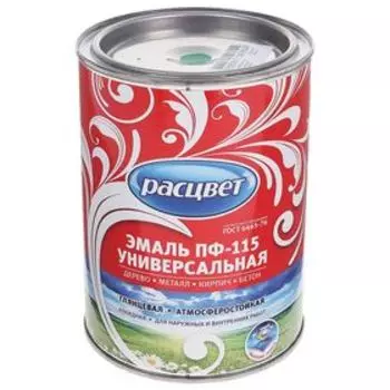 Эмаль ПФ-115 ярко-зеленая 0,9кг