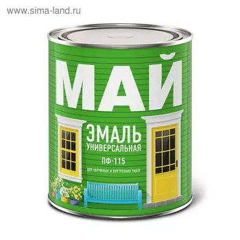 Эмаль ПФ-115 салатная, 0,8кг