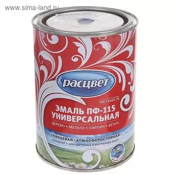 Эмаль ПФ-115 васильковая 0,9кг