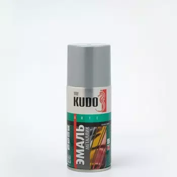 Эмаль универсальная KUDO, KU-1027.1, Хром, 210мл