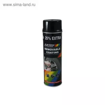 Эмаль винил черная глянцевая, 500 мл , MOTIP