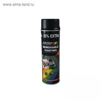 Эмаль винил черная матовая, 500 мл , MOTIP