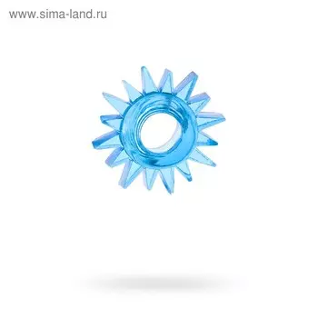 Эрекционное кольцо TOYFA, TPE, синий