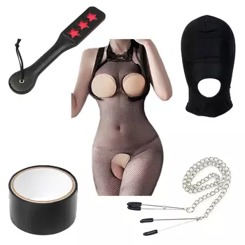 Эротический набор БДСМ «Живем один раз», для нее, 5 предметов