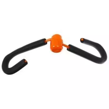 Эспандер TORRES Thigh master, пластиковая защита пружины, мягкие ручки, цвет серый/оранжевый