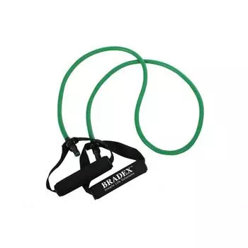 Эспандер трубчатый с ручками Bradex, нагрузка до 11 кг, зеленый