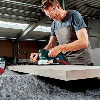 Эксцентриковая шлифмашина Metabo SXE 450 TurboTec, 350Вт, 150мм, 11000 об/мин, ампл. 6.2мм