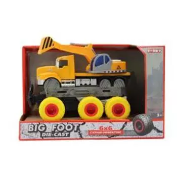 Экскаватор с краш-эффектом, фрикционная, 6×6