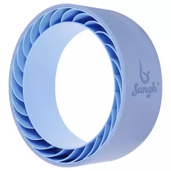 Йога-колесо Sangh «Лотос», 3313 см, цвет голубой