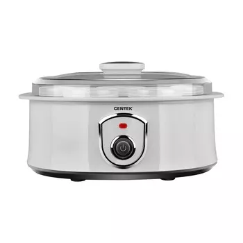 Йогуртница Centek CT-1442, 17 Вт, 0.2 л, 7 ёмкостей, стекло, серая