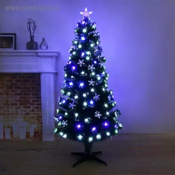 Искусственная ёлка 150 см, с гирляндой Led «Галактика», 170 веток
