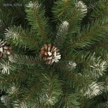 Ёлка искусственная "Снежная королева" заснеженная 180 см, d нижнего яруса 118 см, 1015 веток