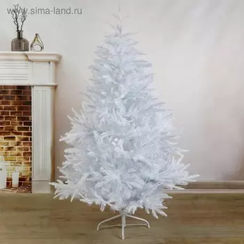 Искусственная ёлка белая «Зимнее волшебство. Элит», 180 см, d нижнего яруса 125 см, 972 смешанные ветки отгибаются