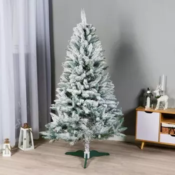 Искусственная ёлка заснеженная «Скандинавская», 150 см, ПВХ ветки отгибаются