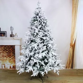 Искусственная ёлка настольная «Зимнее волшебство. Уральская» в снегу, d нижнего яруса 180 см