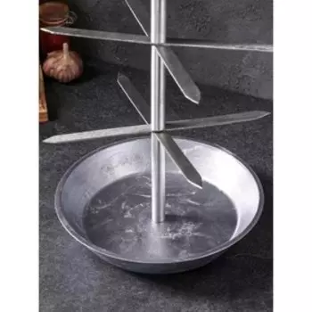 Ёлочка для тандыра, 60х23 см, с поддоном, сталь