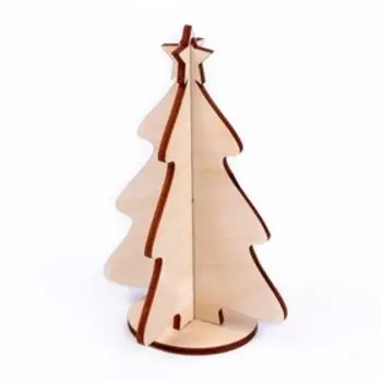 Ёлочка настольная сборная, 80х115 мм