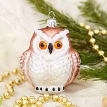 Ёлочная игрушка "Филин", микс