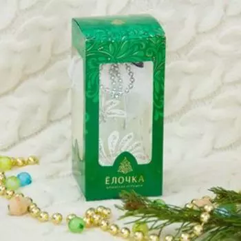 Ёлочная игрушка "Хрустальный колокольчик"