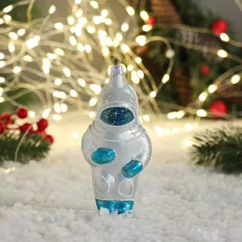 Ёлочная игрушка «Космонавт» h=14 см