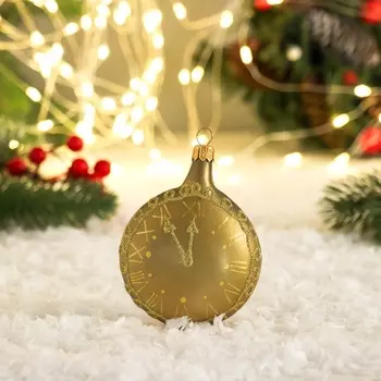 Ёлочная игрушка «Медальон» h=11 см