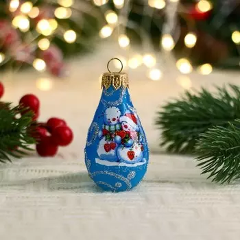 Ёлочная игрушка "Росинка малая-02" 9,5 см