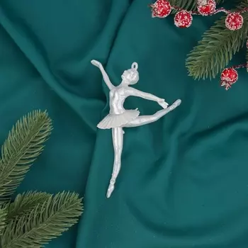 Ёлочная игрушка «Зимнее волшебство. Балерина в танце», 138, белый