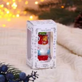 Ёлочное украшение "Попугай Кеша" h-9 см