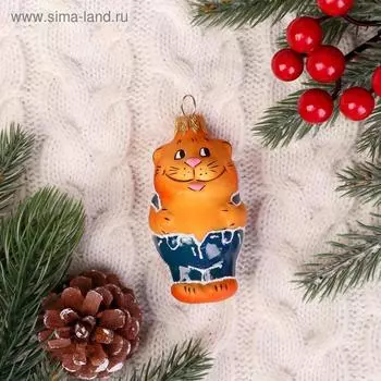 Ёлочное украшение "Толстопуз" h-9 см